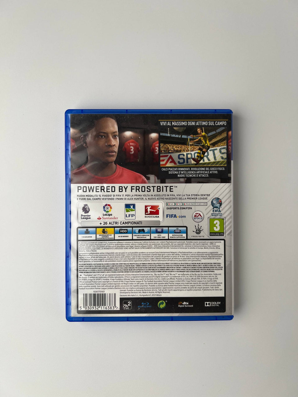 Fifa 17 per PlayStation 4 usato copertina retro