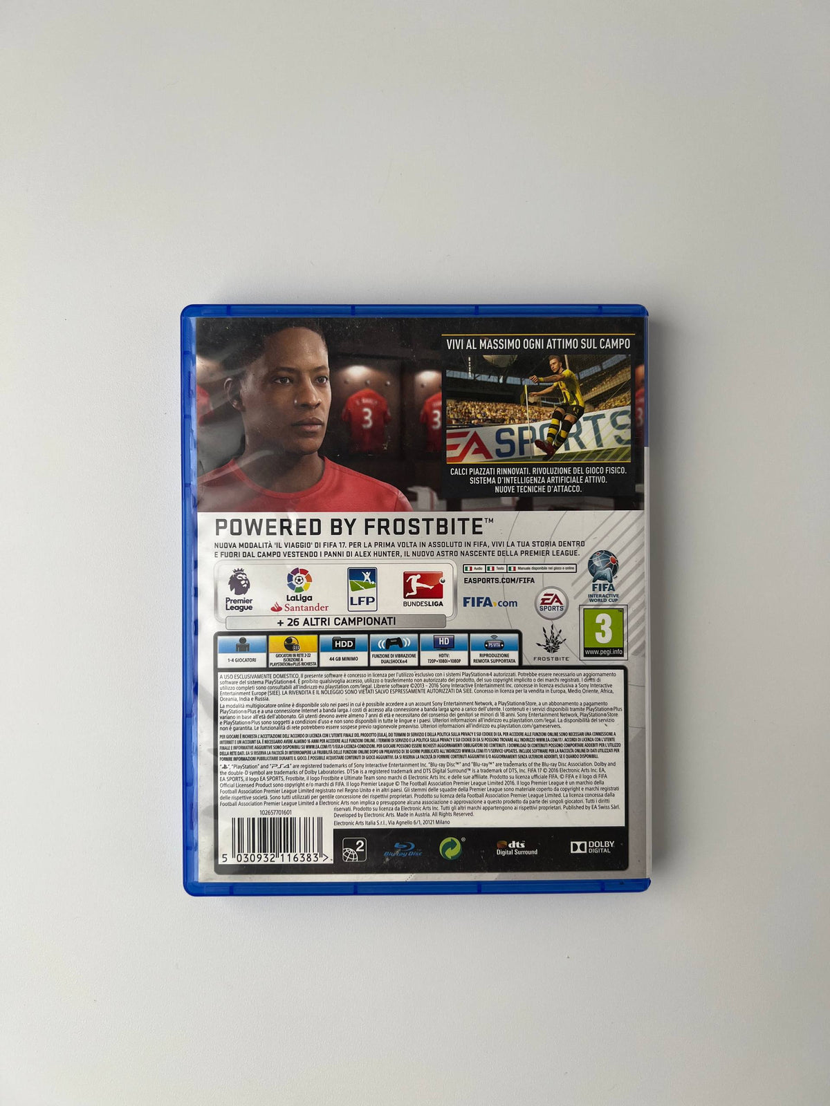 Fifa 17 per PlayStation 4 usato copertina retro