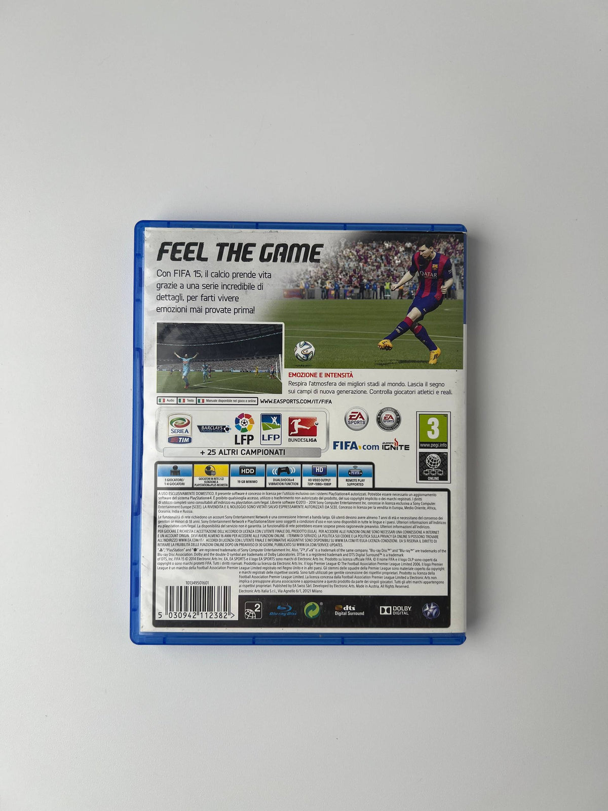 Fifa 15 per PlayStation 4 usato copertina retro