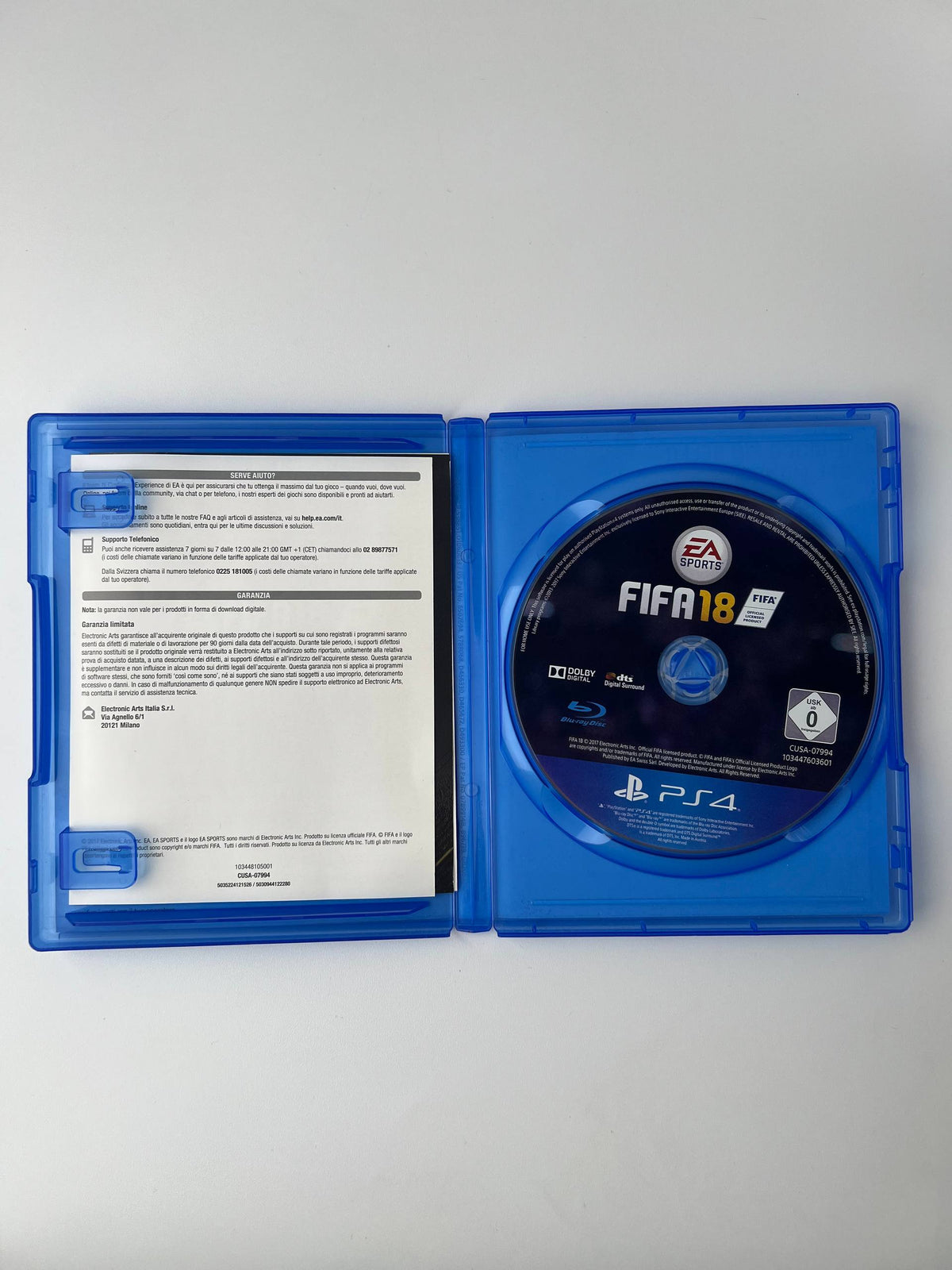 Fifa 18 per PlayStation 4 usato disco