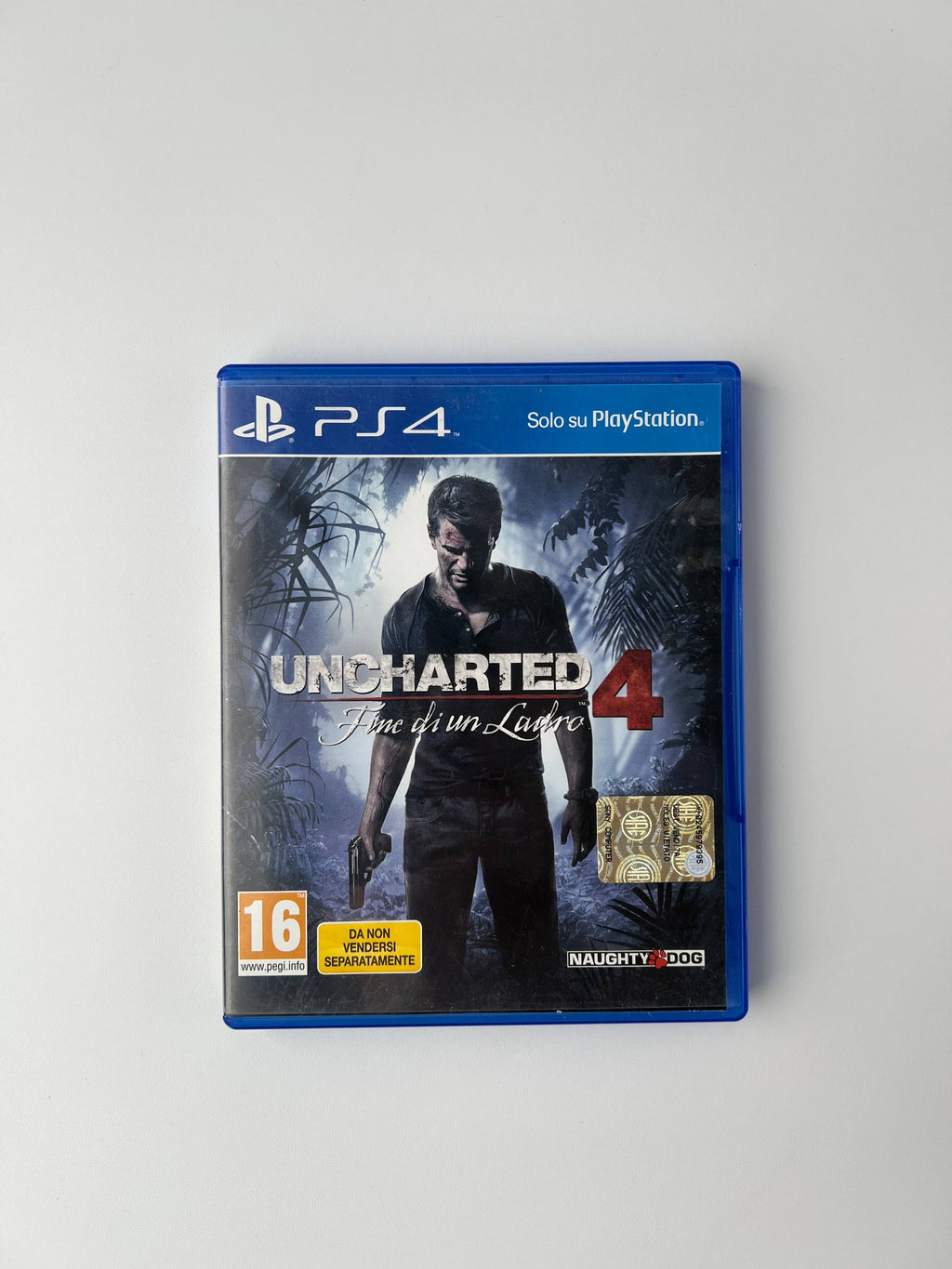 Uncharted 4 Fine Di Un Ladro per PlayStation 4 usato copertina frontale