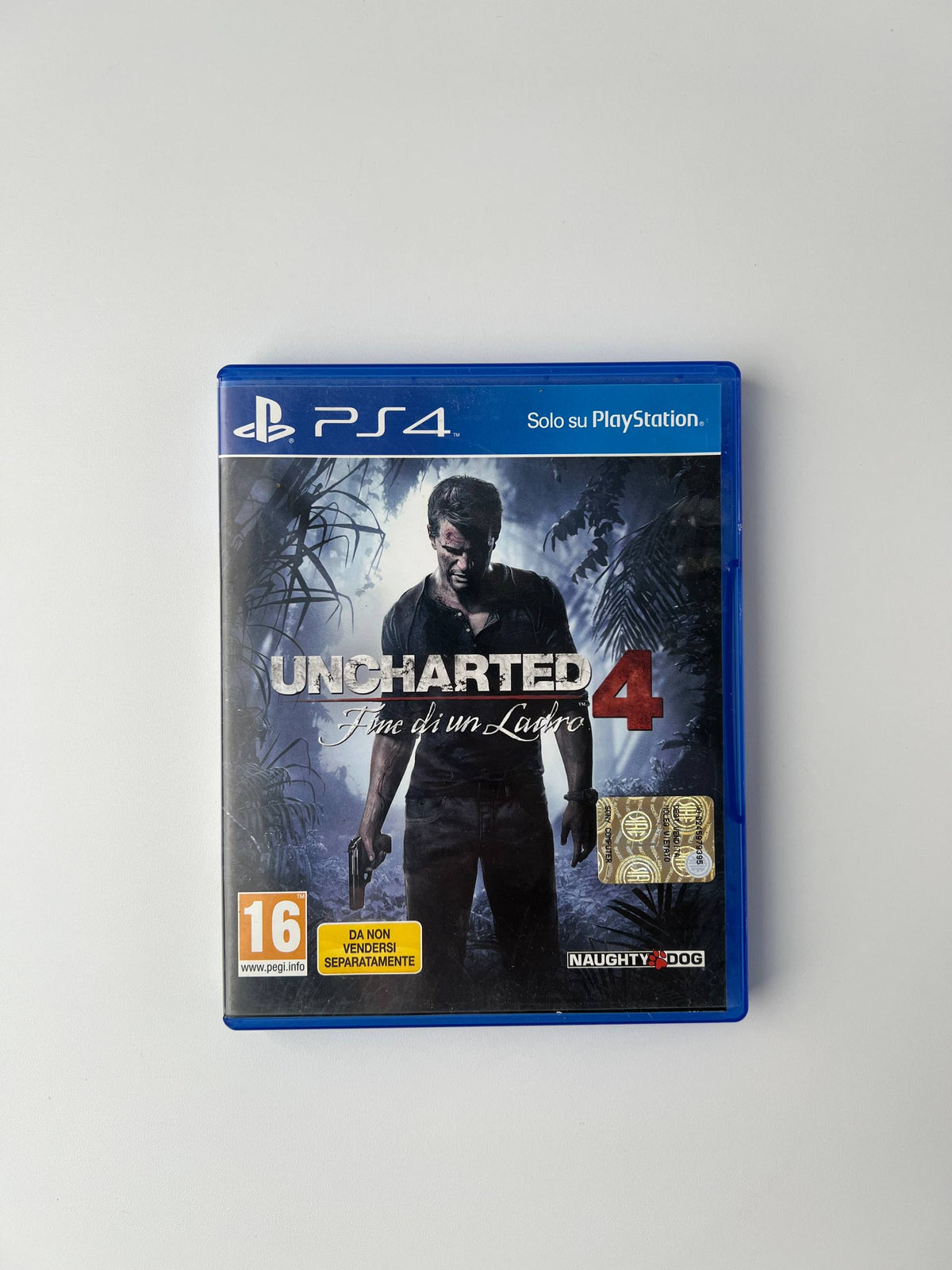 Uncharted 4 Fine Di Un Ladro per PlayStation 4 usato copertina frontale