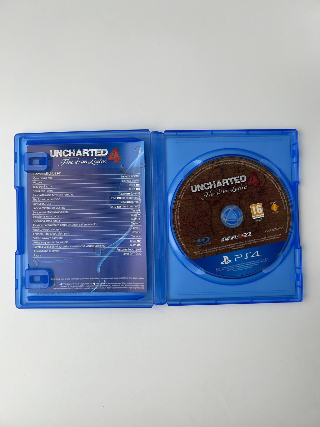 Uncharted 4 Fine Di Un Ladro per PlayStation 4 usato disco