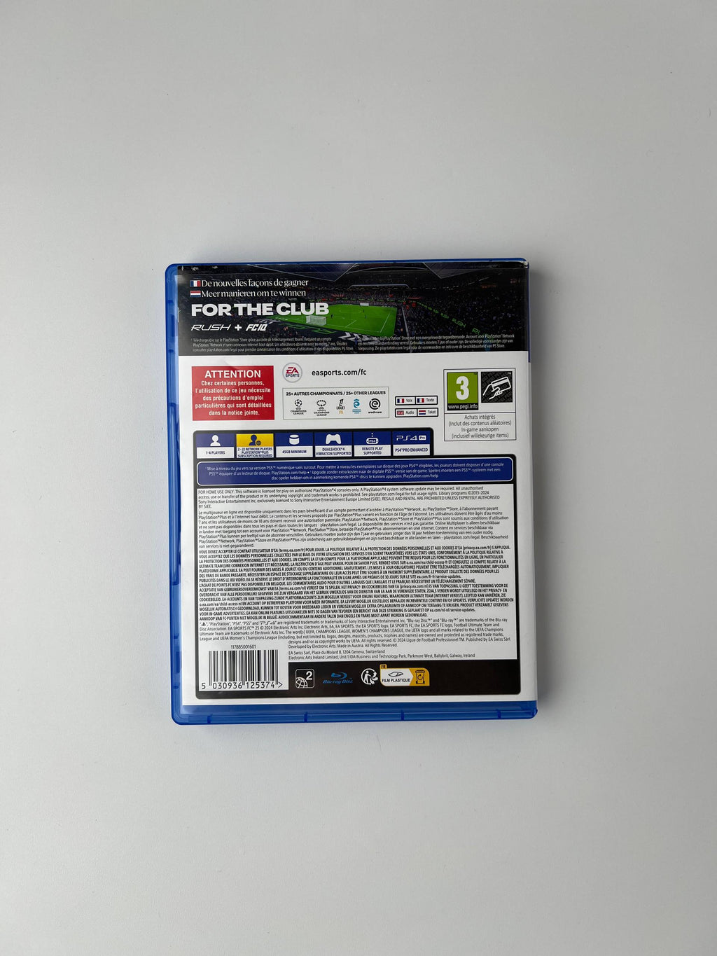 FC 25 per PlayStation 4 usato copertina retro