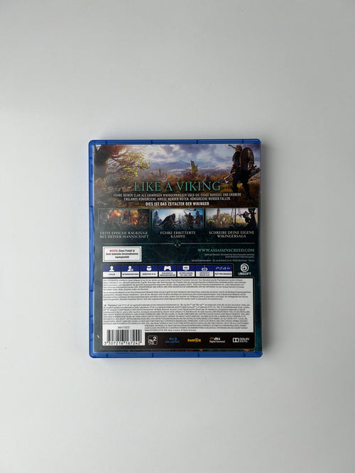Assassin's Creed Valhalla per PlayStation 4 usato copertina retro