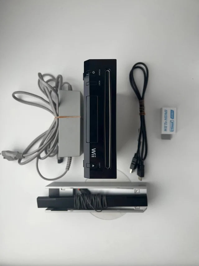 Nintendo Wii Console Originale + Adattatore HDMI