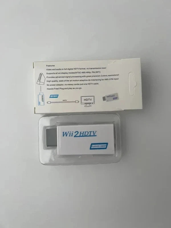 Adattatore Wii2HDMI Convertitore Full HD 1080P - Da Wii (Console) a HDMI (TV)
